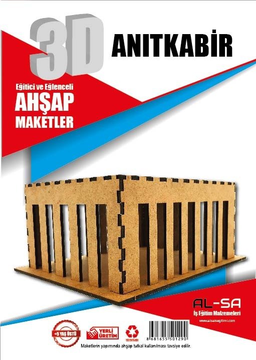 3D Ahşap Maket Anıtkabir