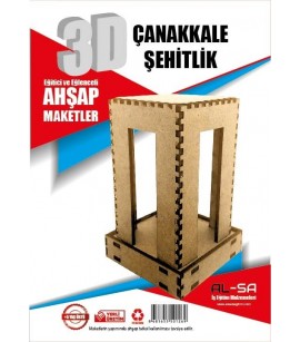 3D Ahşap Maket Çanakkale Şehitlik
